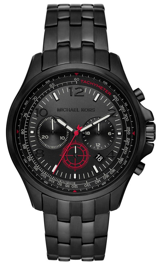 Michael Kors Pilot Chronograph Black Men's Watch - MK9127