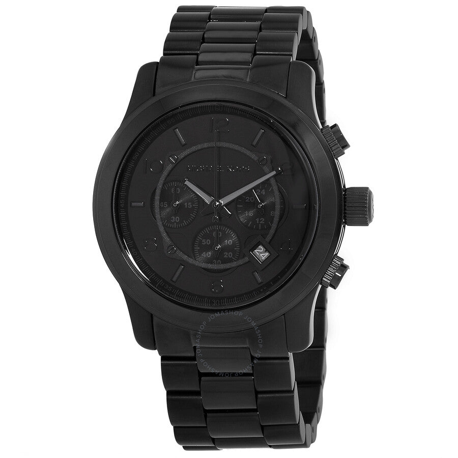 Michael Kors Oversized Runway Chronograph Quartz Black Dial Men's Watch MK9073 - Dawson Watches