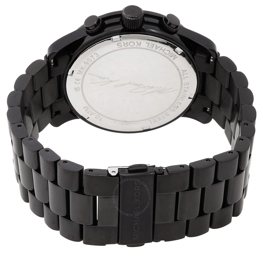 Michael Kors Oversized Runway Chronograph Quartz Black Dial Men's Watch MK9073 - Dawson Watches #3