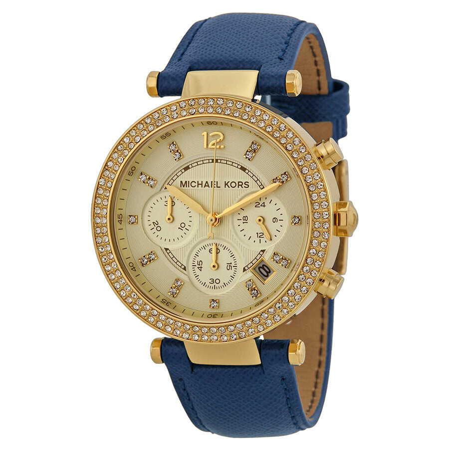 Michael Kors Parker Chronograph Gold-tone Ladies Watch MK2280