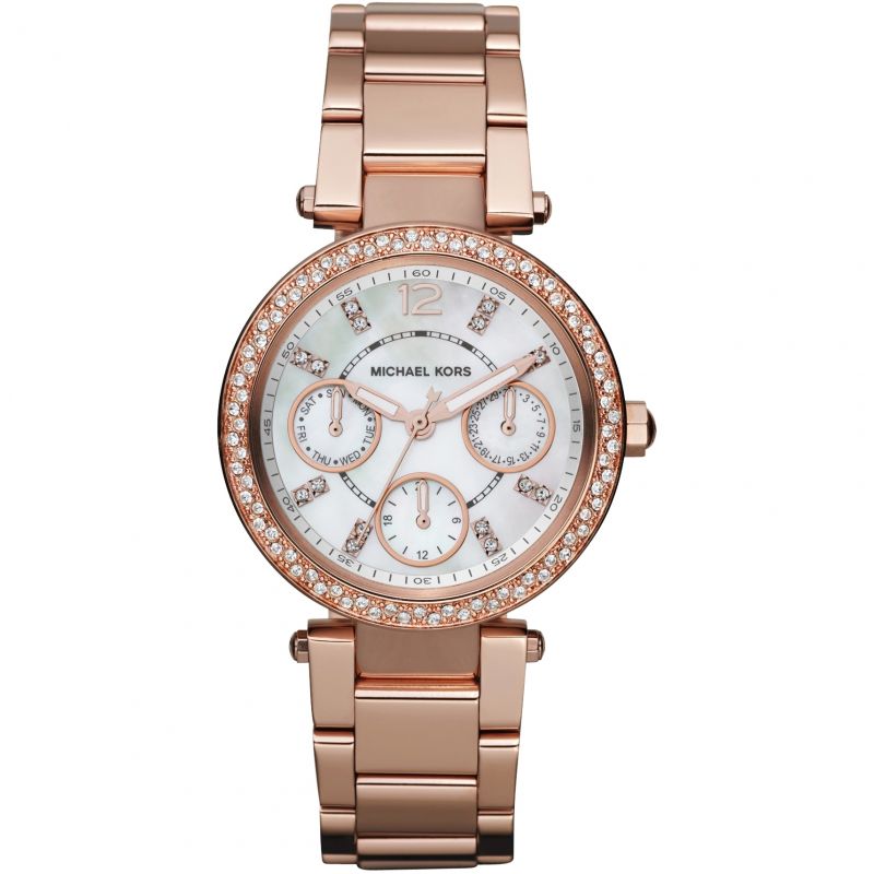 Michael Kors Parker Rose Gold Ladies Watch MK5616