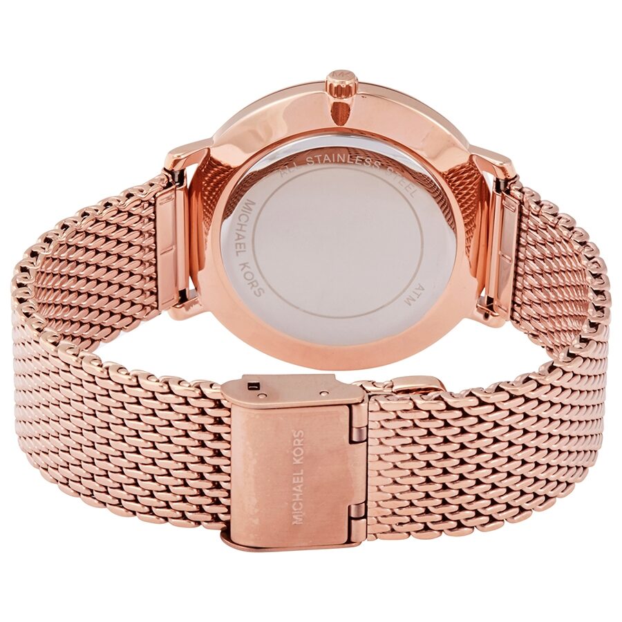 Michael Kors Pyper Quartz Crystal Rose Gold Dial Ladies Watch MK4340 - BigDaddy Watches #3
