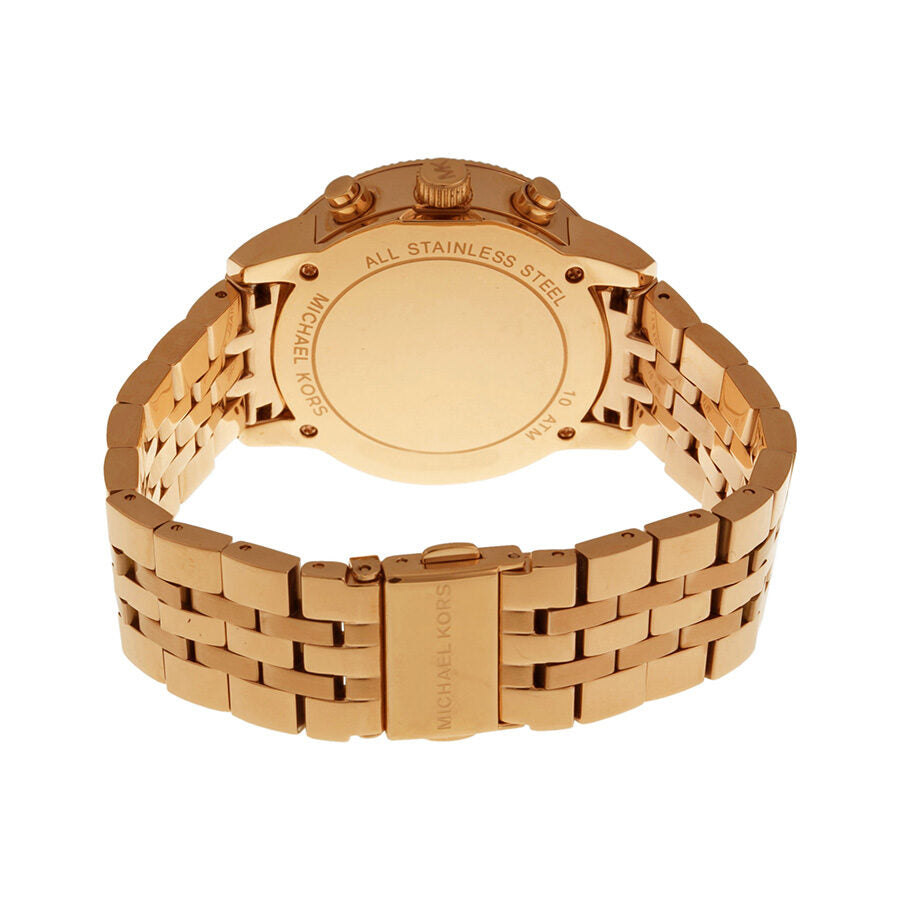 Michael Kors Ritz Chronograph Rose Gold Women's Watch - MK6077