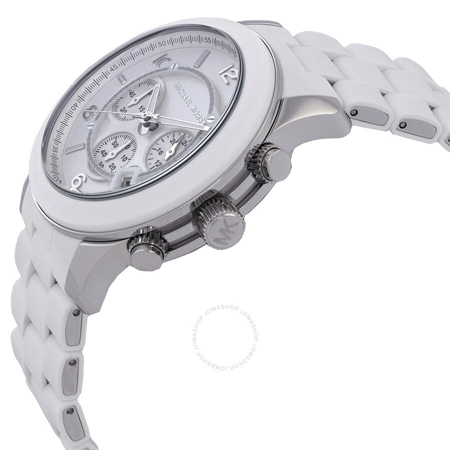 Michael Kors Runway Chronograph Automatic White Dial Men's Watch MK9076 - Dawson Watches #2