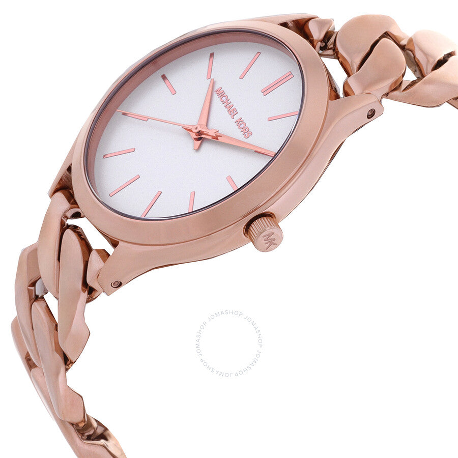Michael Kors Runway Quartz White Dial Ladies Watch MK7473 - Dawson Watches #2