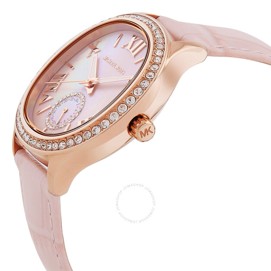 Michael Kors Sage Pave Mother of Pearl Dial Ladies Watch MK4820 - Dawson Watches #2