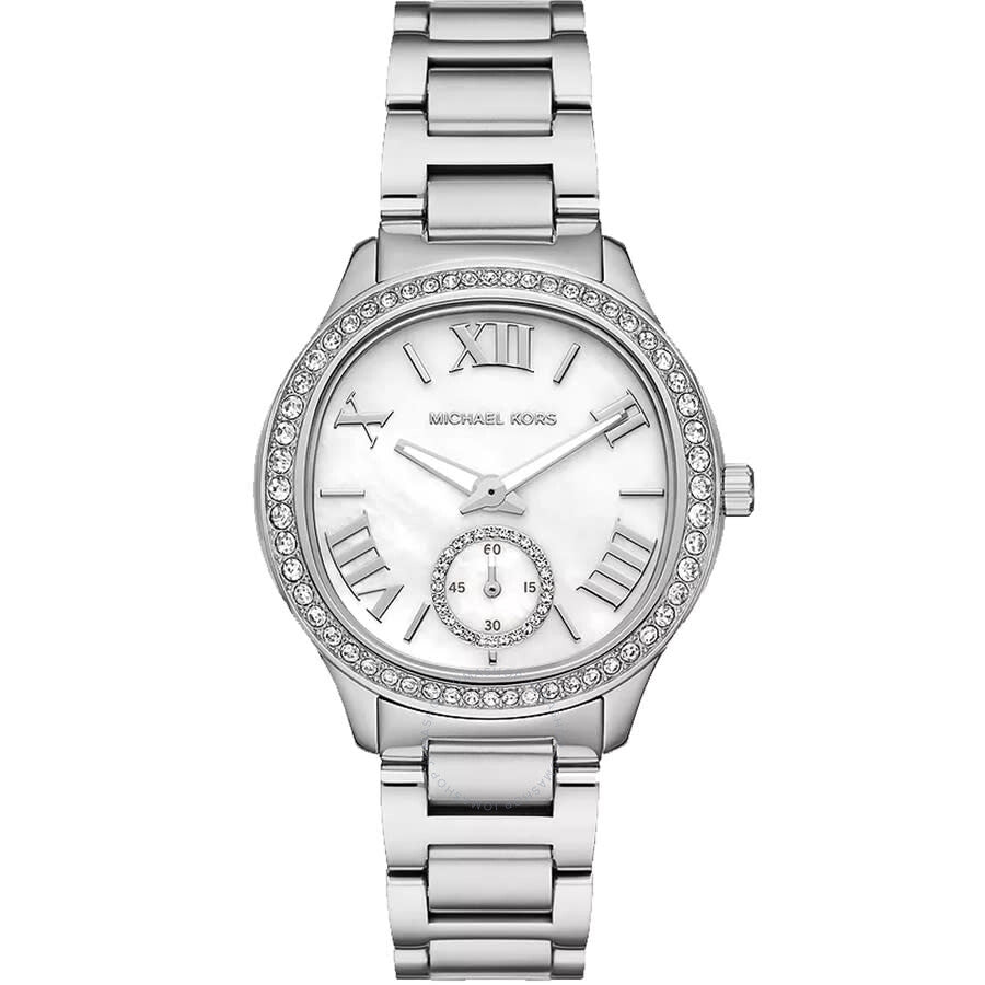 Michael Kors Sage Quartz White Dial Ladies Watch MK4807 - Dawson Watches