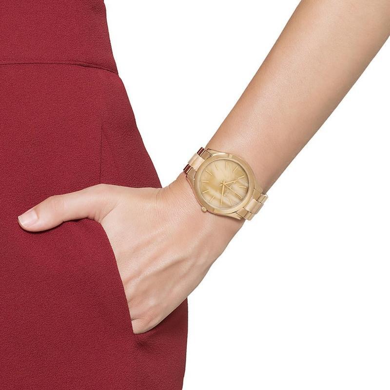 Michael Kors Slim Runway All Gold Ladies Watch MK4285