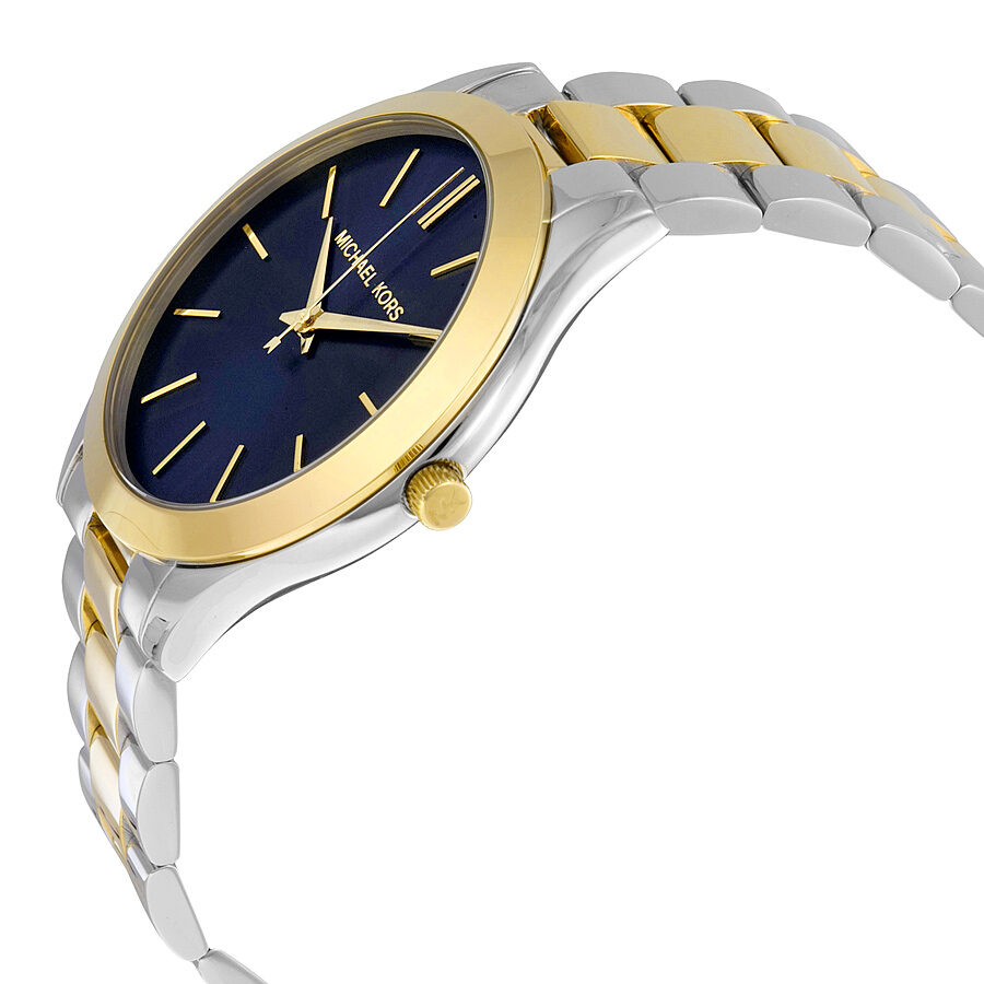 Michael Kors Slim Runway Blue Dial Two-tone Ladies Watch MK3479 - BigDaddy Watches #2