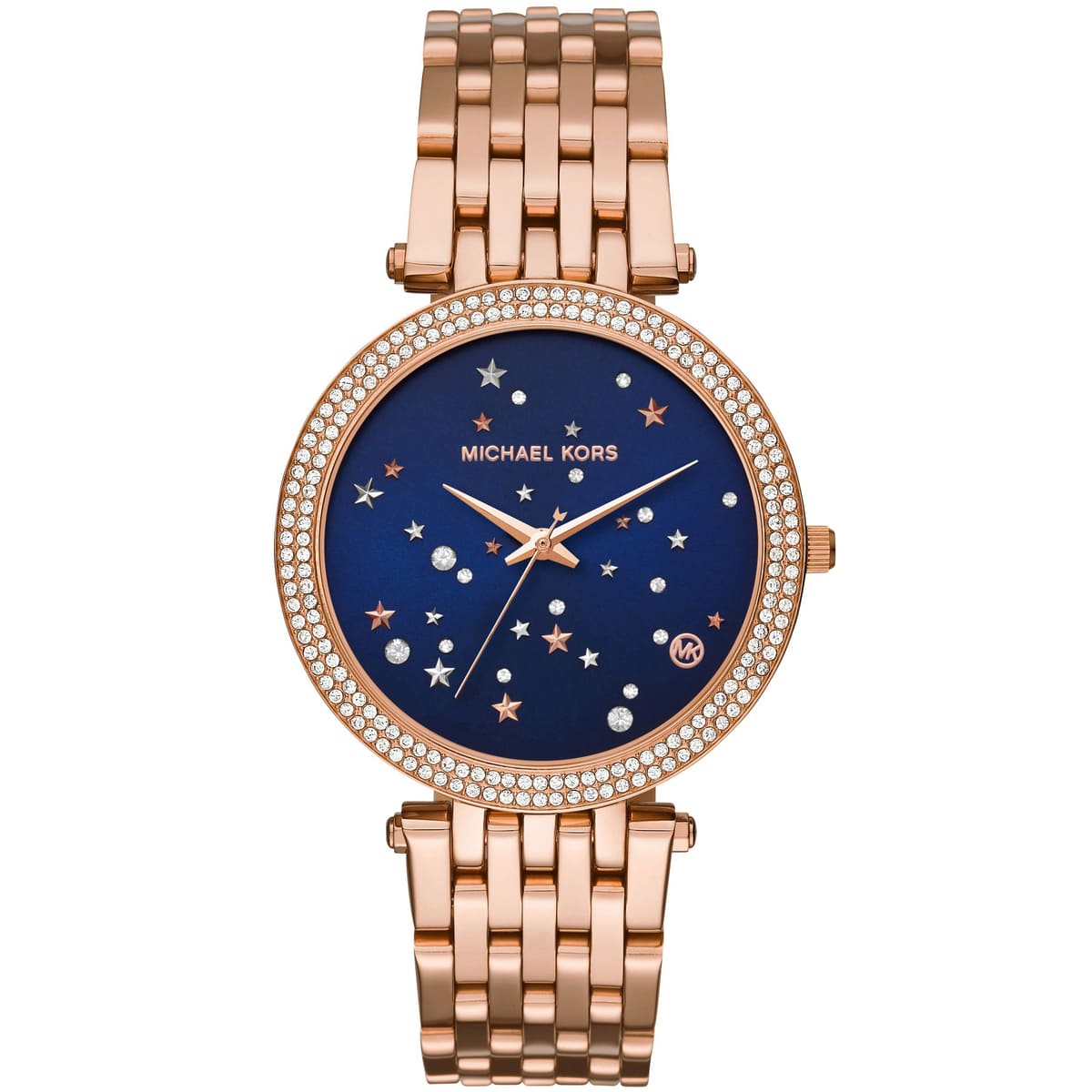 Michael Kors Rose Gold Darci Blue Dial Women's Watch MK3728 - Kiwi Watches