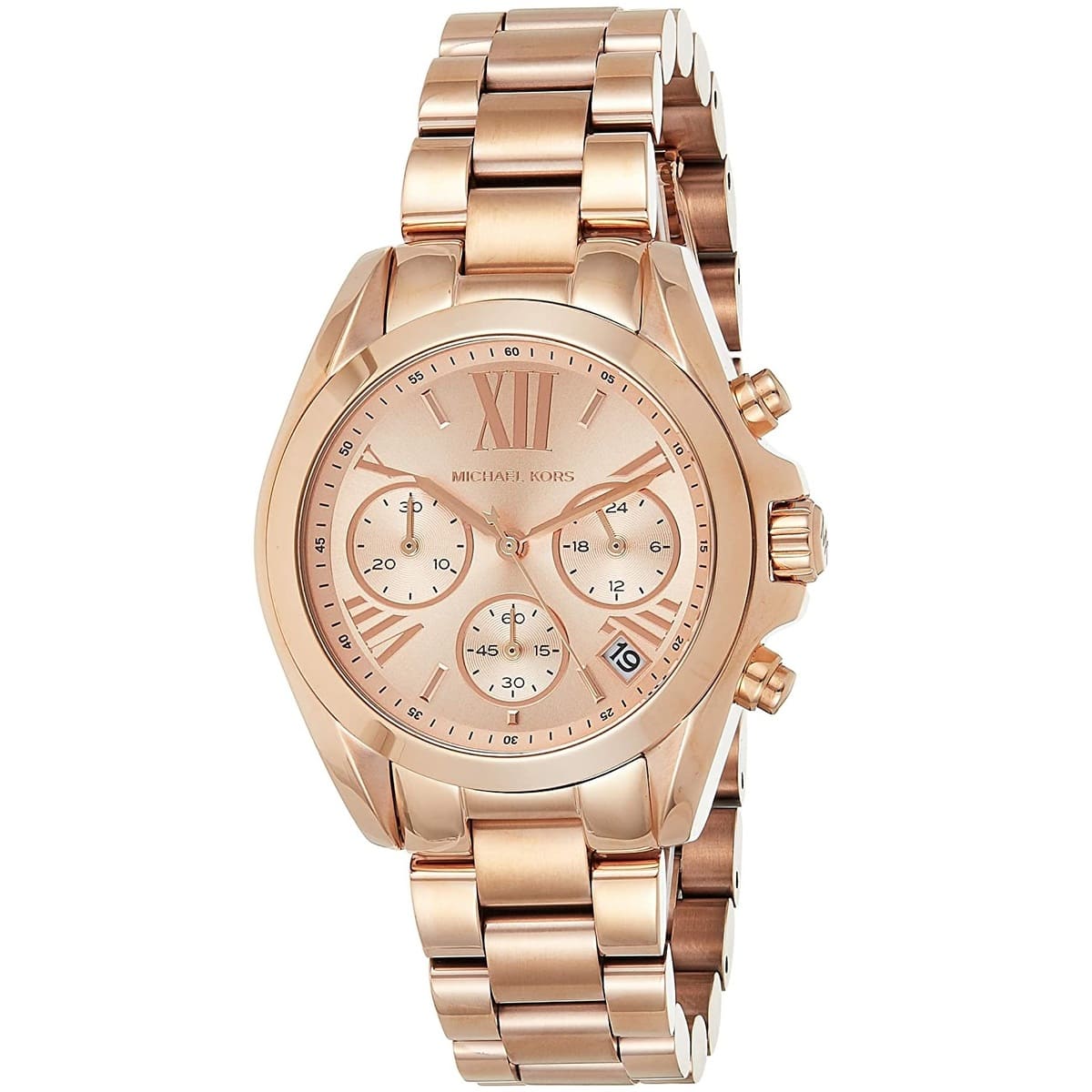 Michael Kors Bradshaw Chronograph Rose Dial Watch MK5799