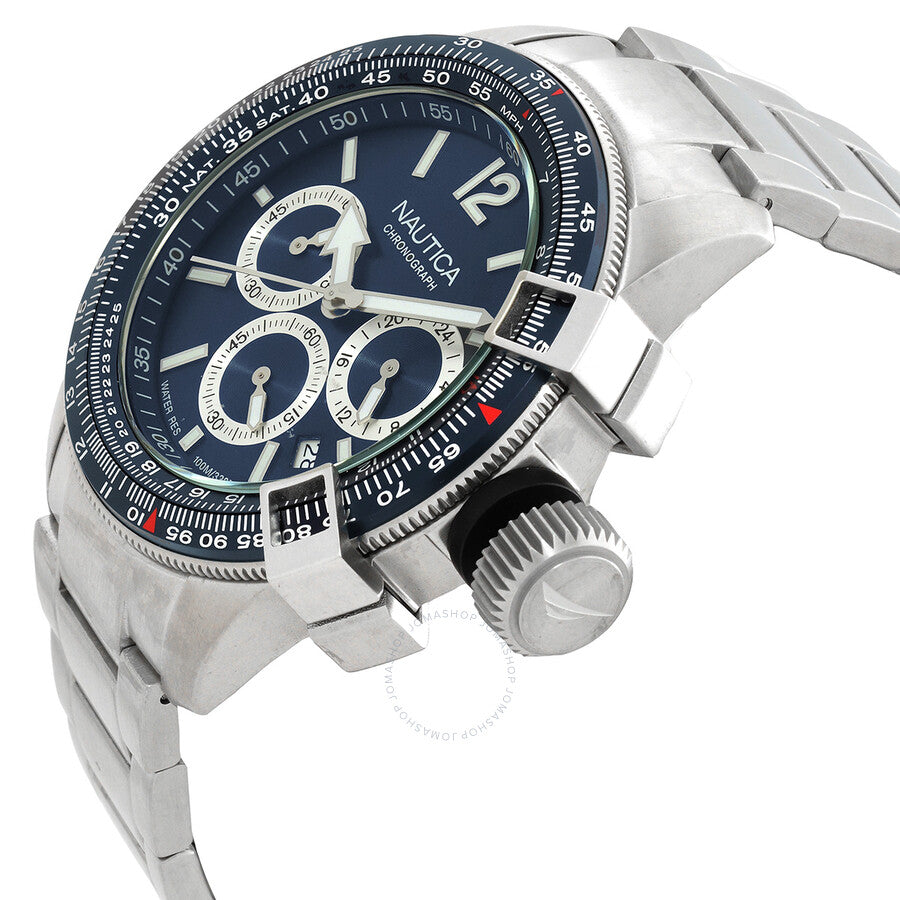 Nautica Chronograph Quartz Blue Dial Men's Watch NAPBFCF02 - Dawson Watches #2