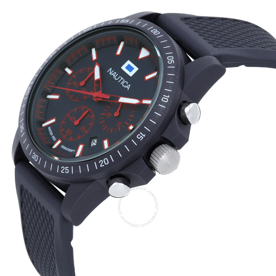 Nautica Chronograph Quartz Blue Dial Men's Watch NAPNOS4S2 - The Watches Men & Co #2
