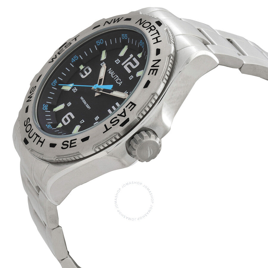Nautica Clearwater Beach Quartz Black Dial Men's Watch NAPCWS301 - Dawson Watches #2