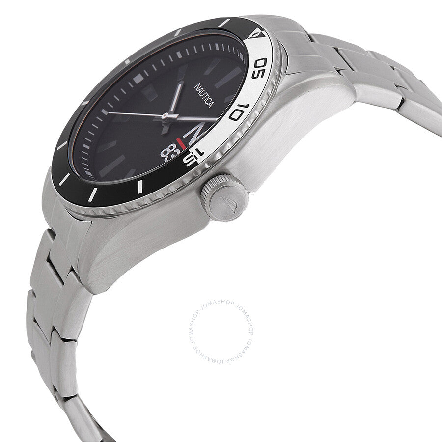 Nautica Finn World Quartz Black Dial Men's Watch NAPFWF309 - Dawson Watches #2