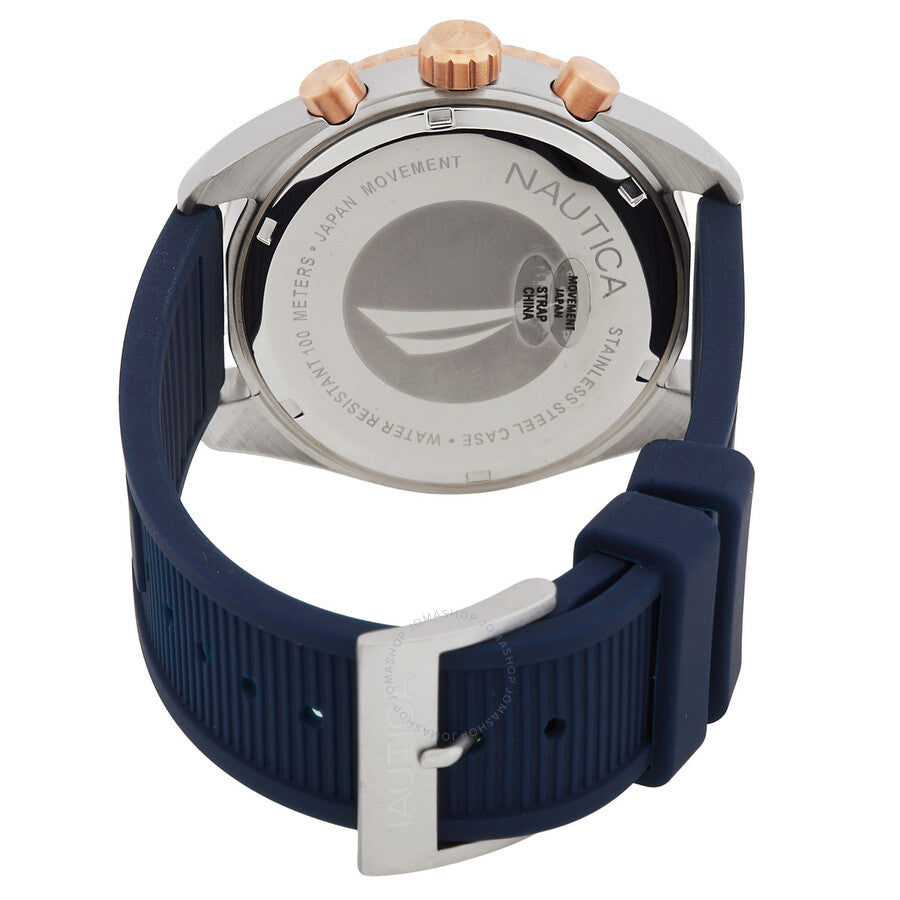 Nautica Key Biscane Chronograph Quartz Blue Dial Men's Watch NAPKBF301 - The Watches Men & Co #3