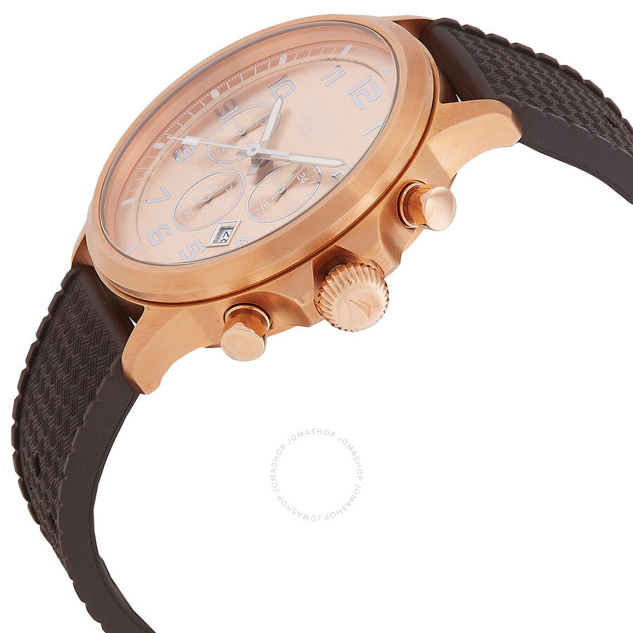 Nautica NCT Blue Ocean Chronograph Quartz Rose Gold Dial Men's Watch NAPBOS403 - The Watches Men & Co #2
