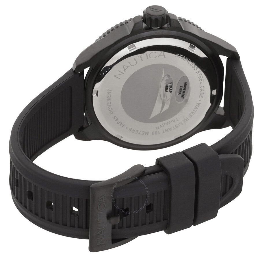 Nautica Nct Windros Multifunction Quartz Black Dial Men's Watch NAPWRS402 - Dawson Watches #3