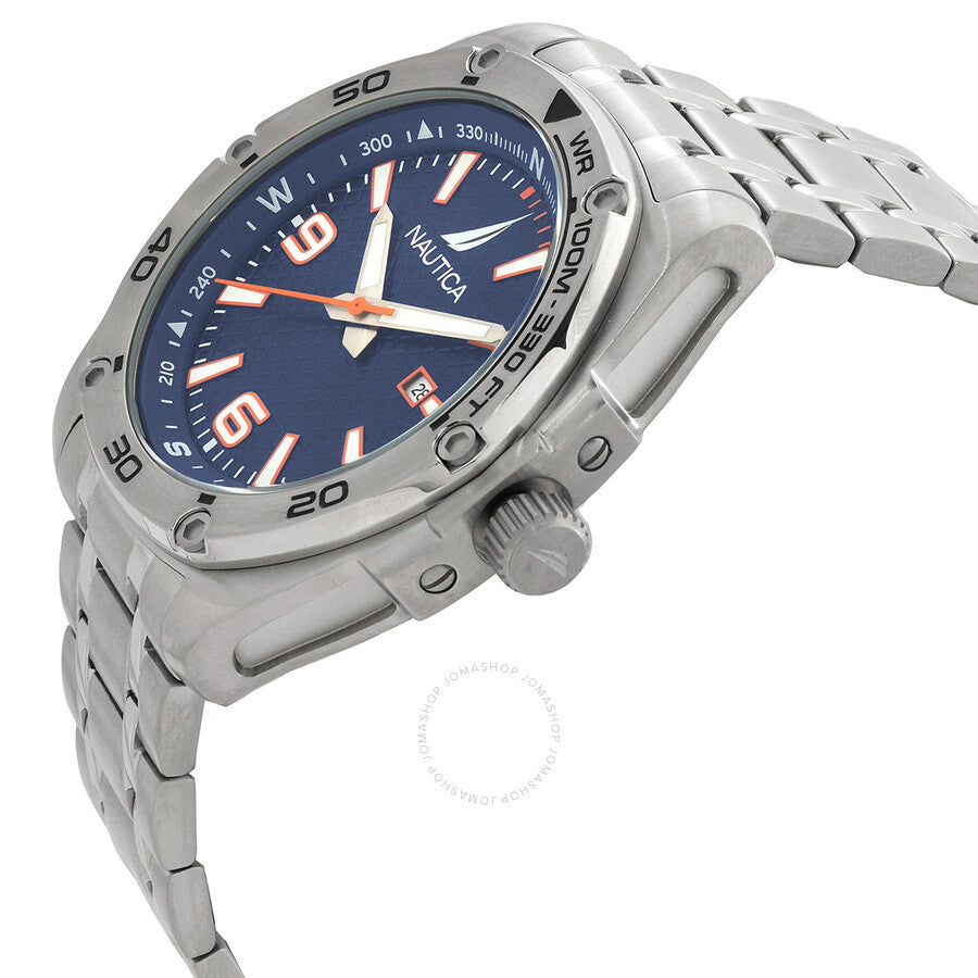 Nautica Tin Can Bay Quartz Blue Dial Men's Watch NAPTCF203 - Dawson Watches #2
