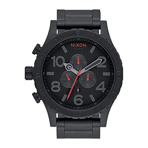 Nixon 51-30 Chrono Black Red Men's Watch A083-2298 - The Watches Men & CO