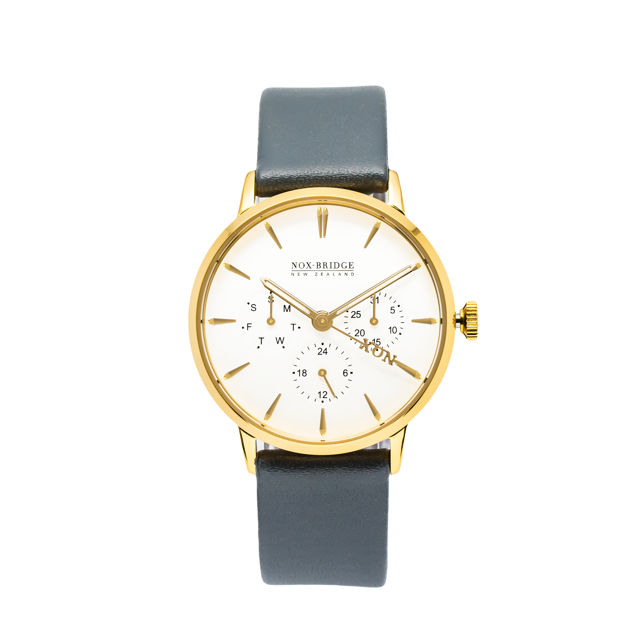 NOX-BRIDGE Classic Alcyone Gold 36MM AG36 - The Watches Men & CO