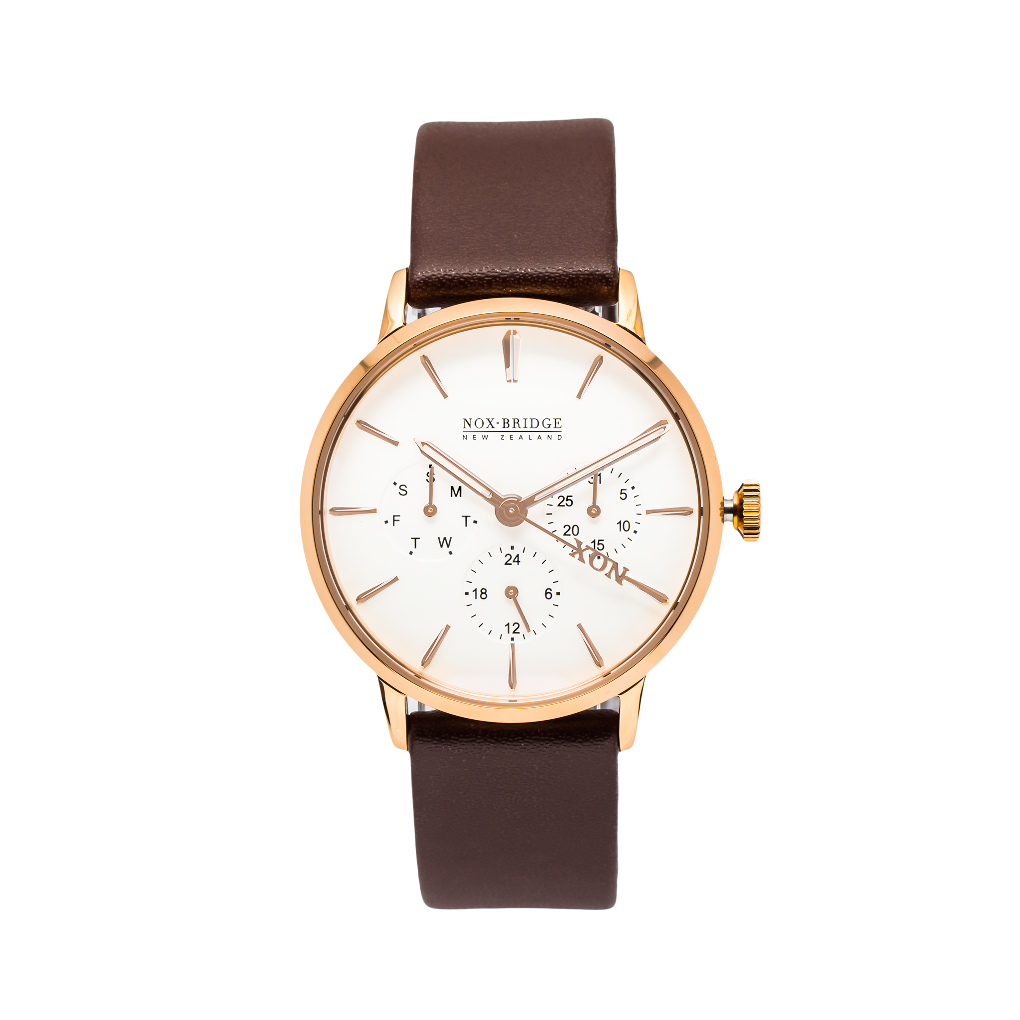 NOX-BRIDGE Classic Izar Rose Gold 36MM IRG36 - The Watches Men & CO