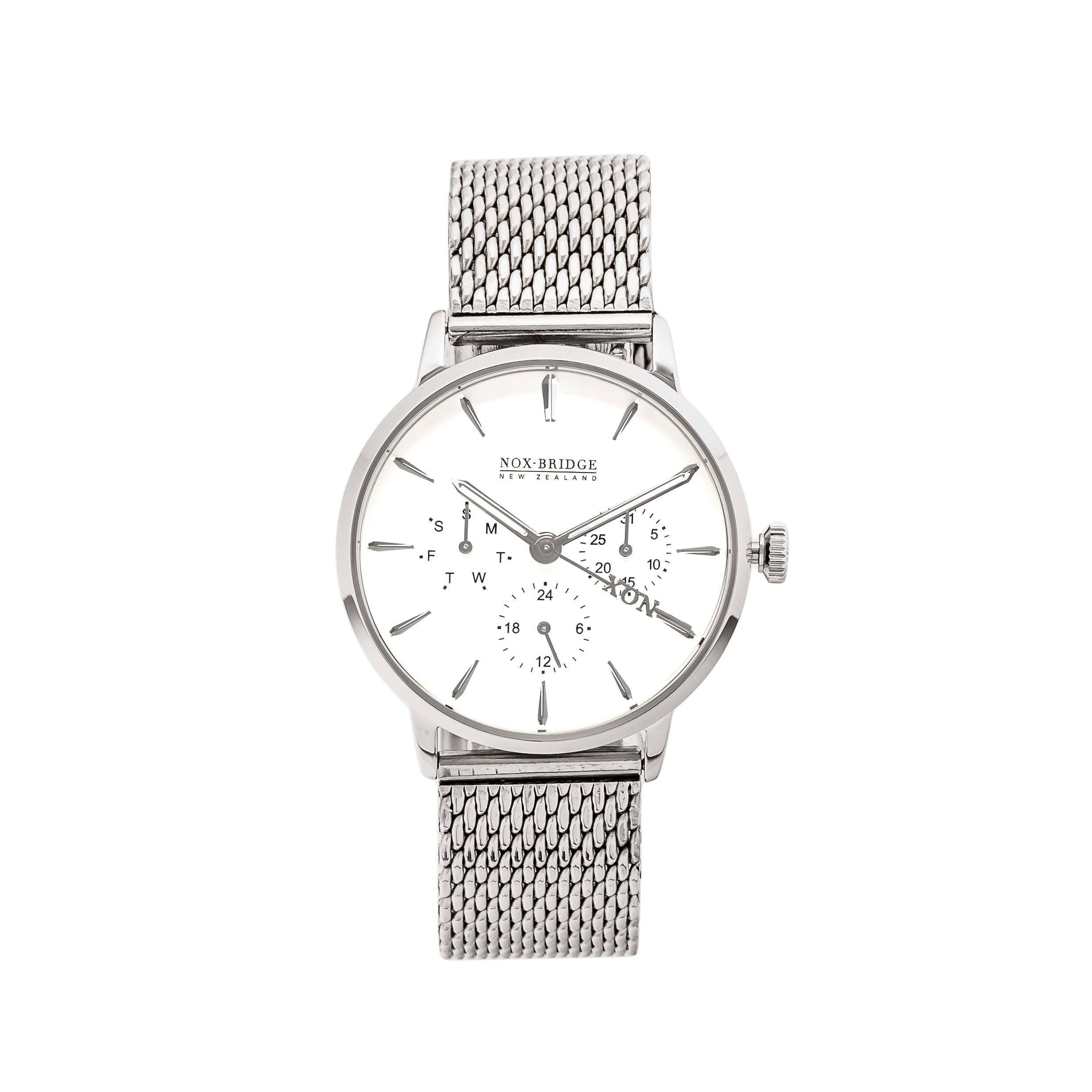 NOX-BRIDGE Supreme Pegasus Silver 36MM PEG36 - The Watches Men & CO