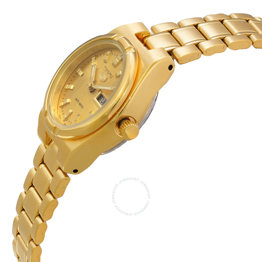 Open Box - Seiko Series 5 Automatic Gold Dial Ladies Watch SYM600K1 - Dawson Watches #2