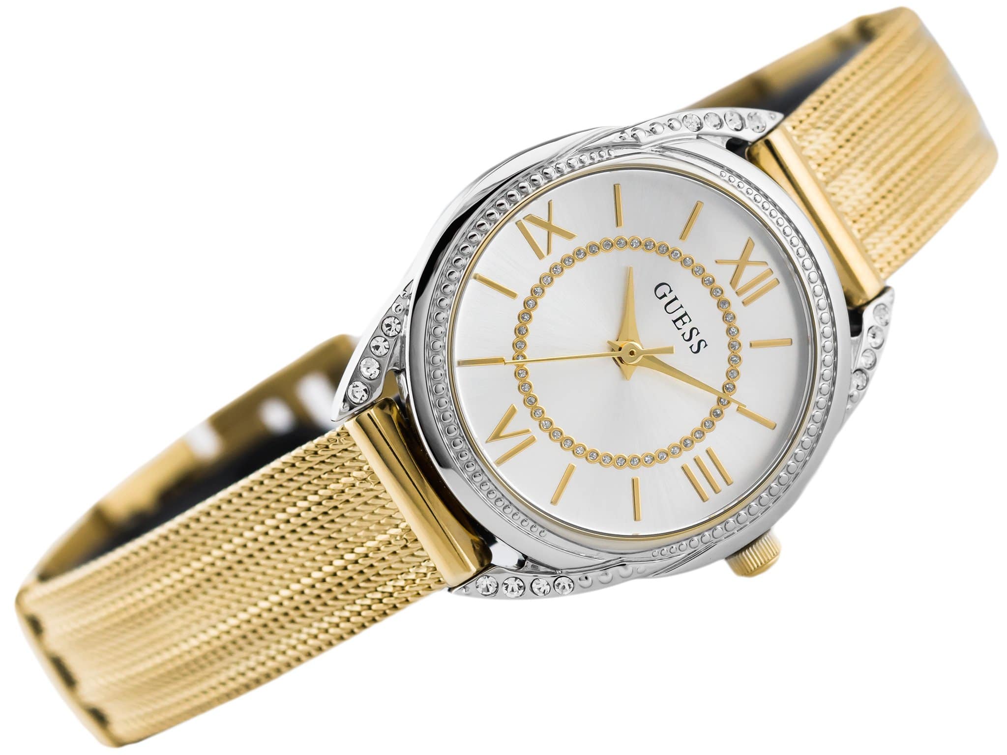Guess Women’s Quartz Stainless Steel Silver Dial Women's Watch W1084L2 - Dawson Watches #2