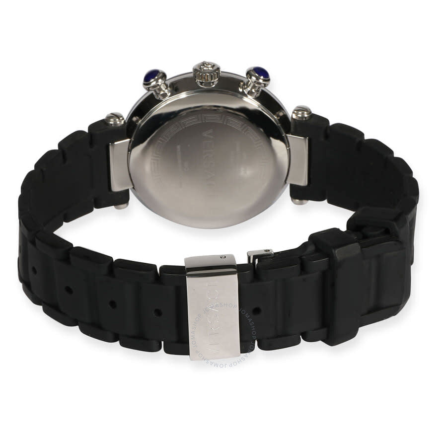 Pre-owned Versace Reve Chronograph Quartz Black Dial Unisex Watch 95C - Dawson Watches #2