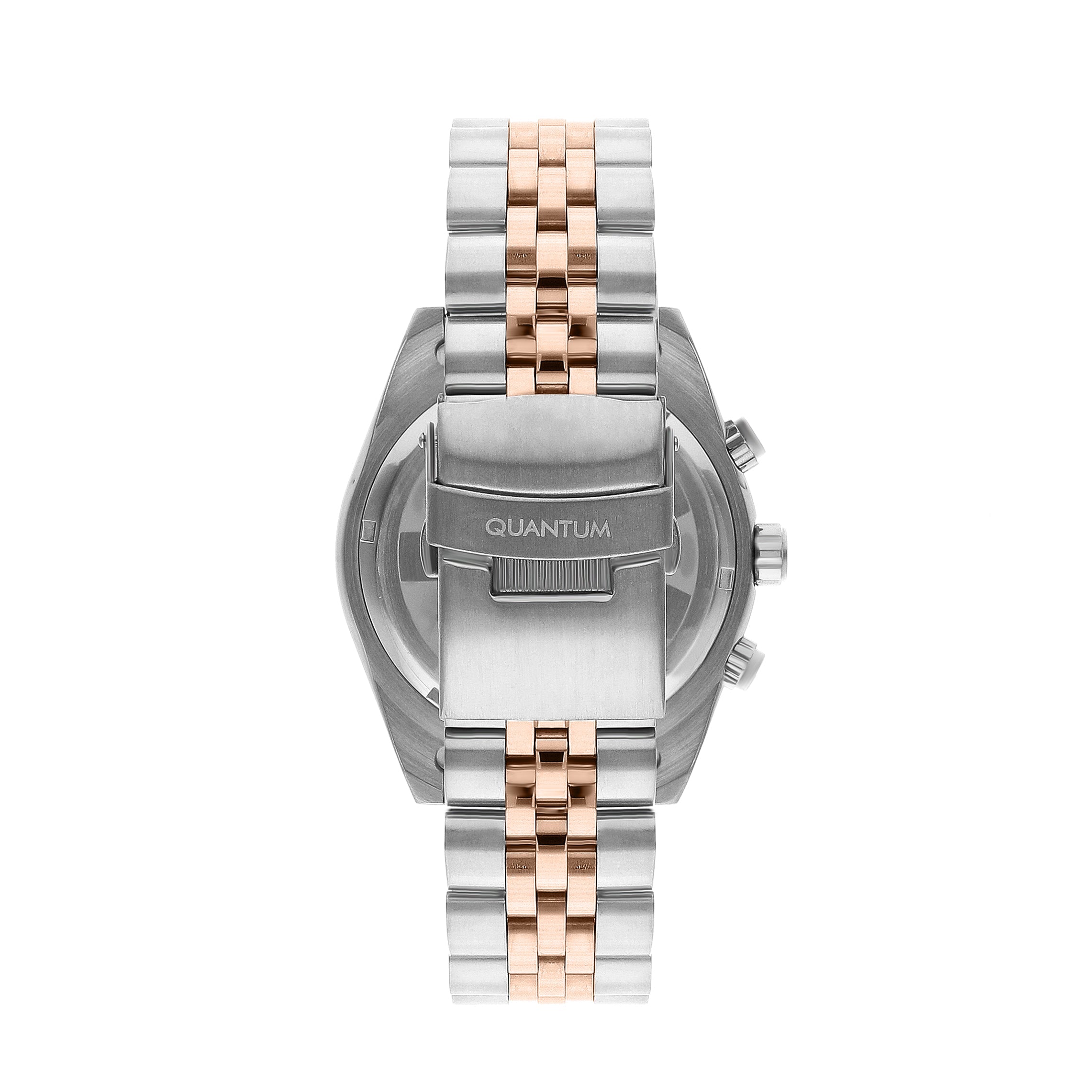 Quantum Unique Gun Dial Multifunction Two-Tone Watch PWG987.550