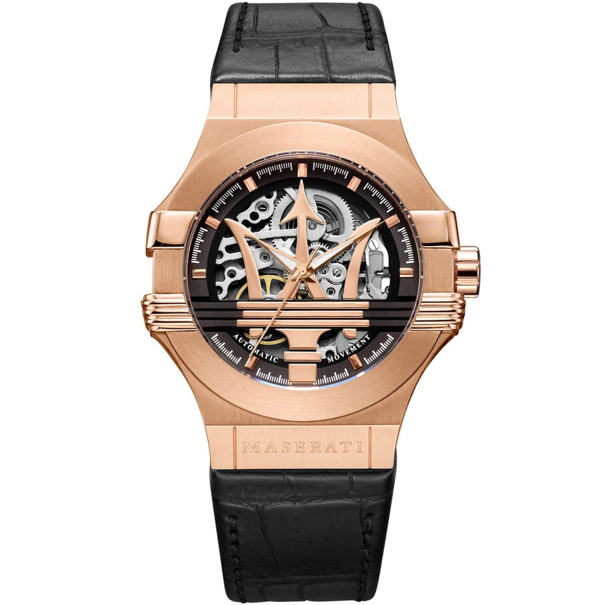 Maserati Potenza Automatic Black/Skeleton Dial Watch R8821108002