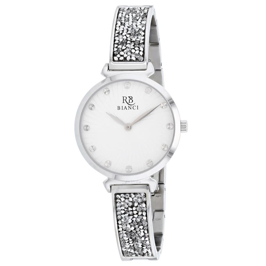 Roberto Bianci Brillare Quartz White Dial Ladies Watch RB0200 - The Watches Men & Co