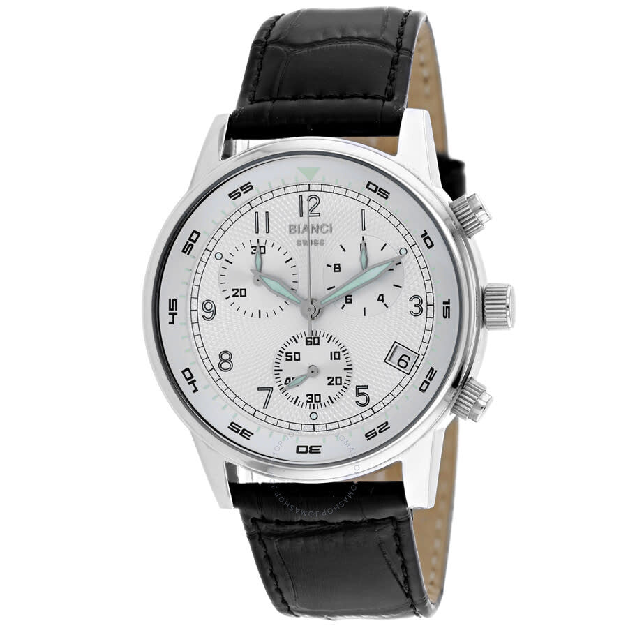 Roberto Bianci Classic Chronograph Quartz Silver Dial Men's Watch RB99105 - Dawson Watches