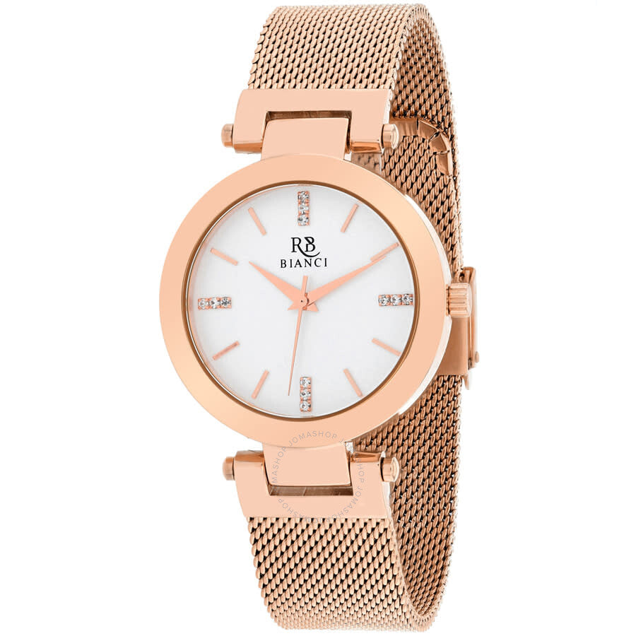 Roberto Bianci Cristallo Quartz Silver Dial Ladies Watch RB0402 - Dawson Watches