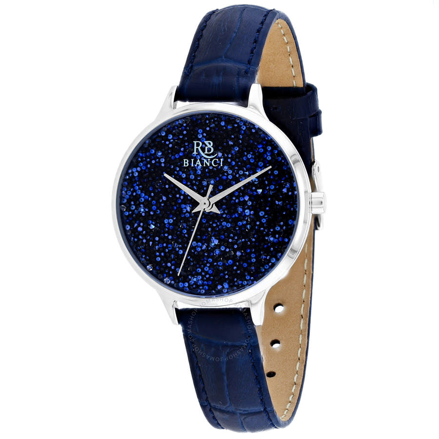 Roberto Bianci Gemma Quartz Blue Dial Ladies Watch RB0244 - The Watches Men & Co