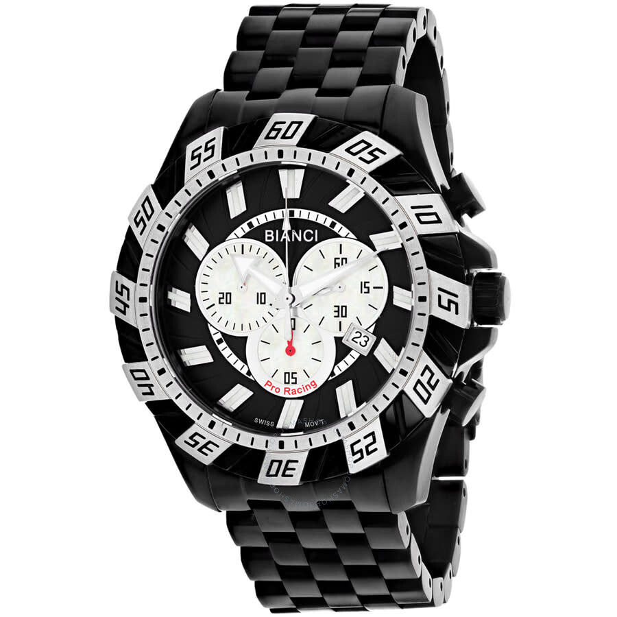 Roberto Bianci Valentino Chronograph Quartz Black Dial Men's Watch RB70603 - Dawson Watches