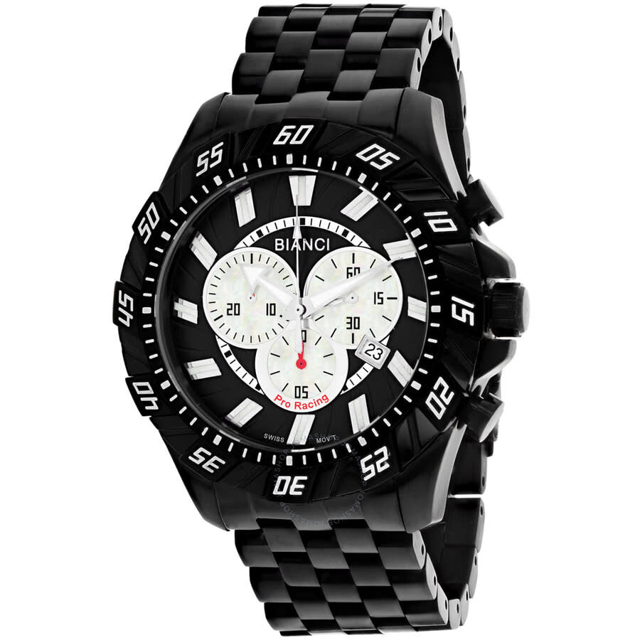 Roberto Bianci Valentino Chronograph Quartz Black Dial Men's Watch RB70604 - Dawson Watches