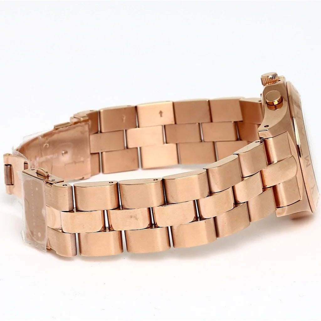Marc By Marc Jacobs Blade Chronograph Pearl Dial Rose Gold Watch MBM8637