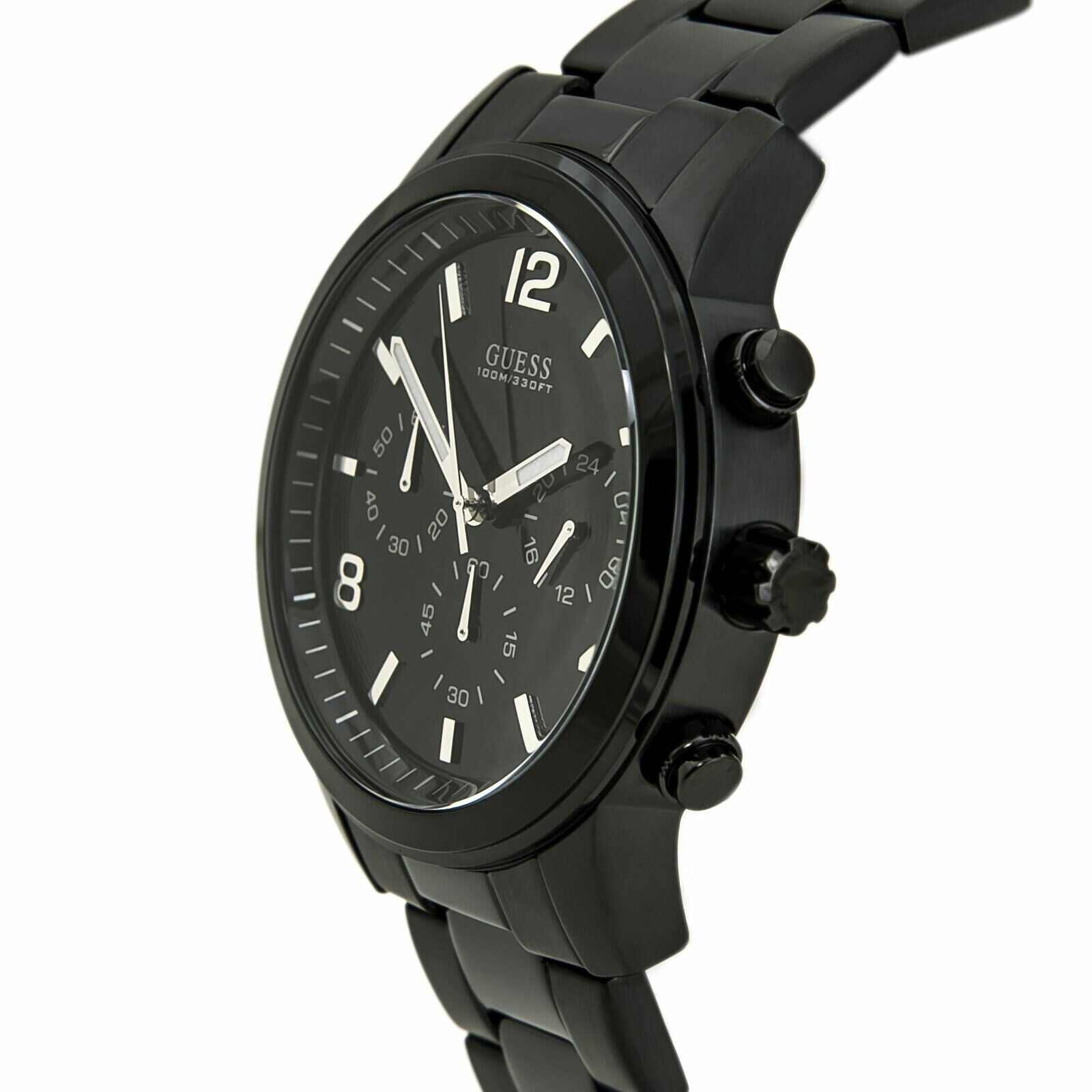 Guess Men'sChrono Multi Dial Stainless Black Men's Watch W15061G1 - Dawson Watches #2