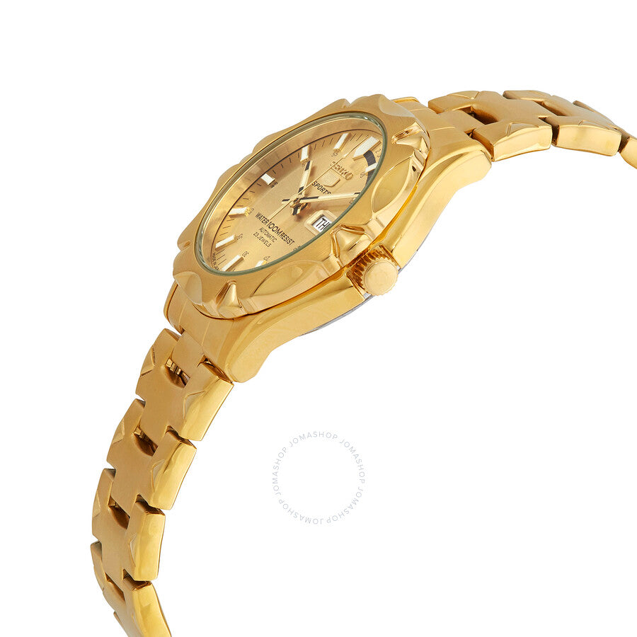 Seiko 5 Automatic Gold Dial Men's Watch SNZ450J1 - Dawson Watches #2