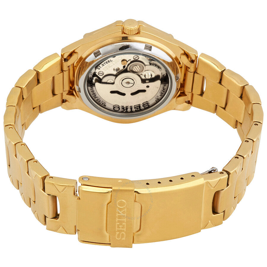 Seiko 5 Automatic Gold Dial Men's Watch SNZ450J1 - Dawson Watches #3
