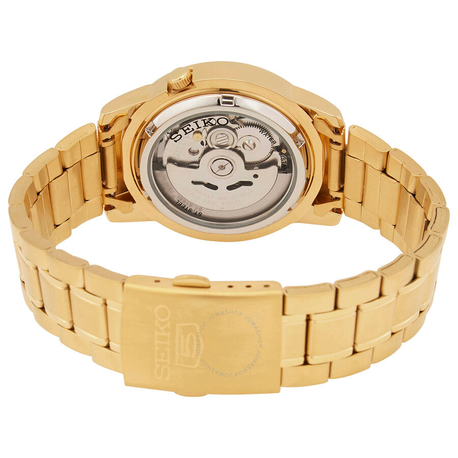 Seiko 5 Automatic Gold Dial Yellow Gold-tone Men's Watch SNKK20K1 - Dawson Watches #3
