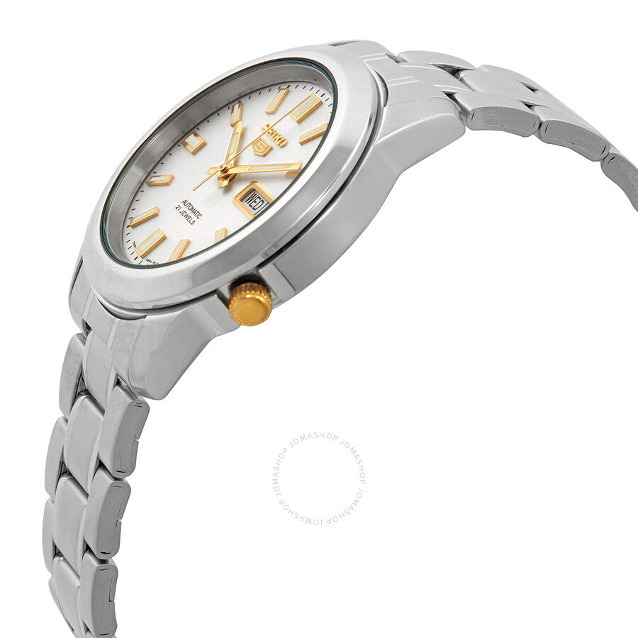 Seiko 5 Automatic Silver Dial Men's Watch SNKK09K1 - Dawson Watches #2