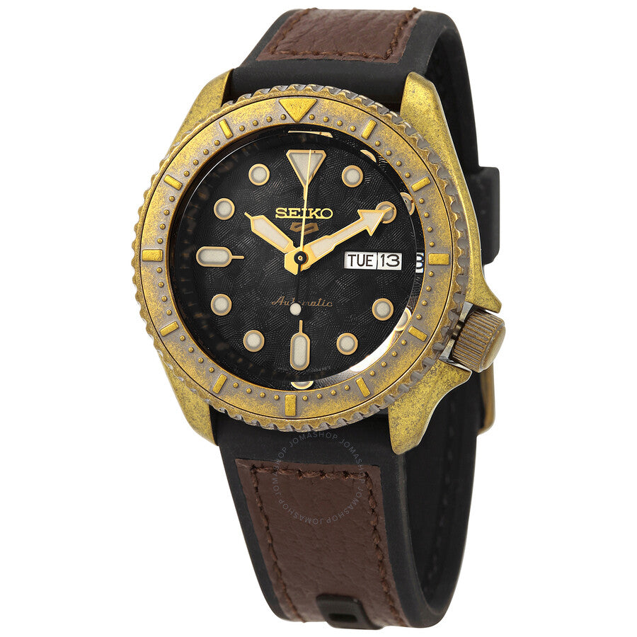 Seiko 5 Sports Automatic Black Dial Men's Watch SRPE80K1 - Dawson Watches