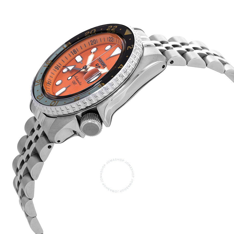 Seiko 5 Sports GMT Automatic Orange Dial Men's Watch SSK005K1 - Dawson Watches #2