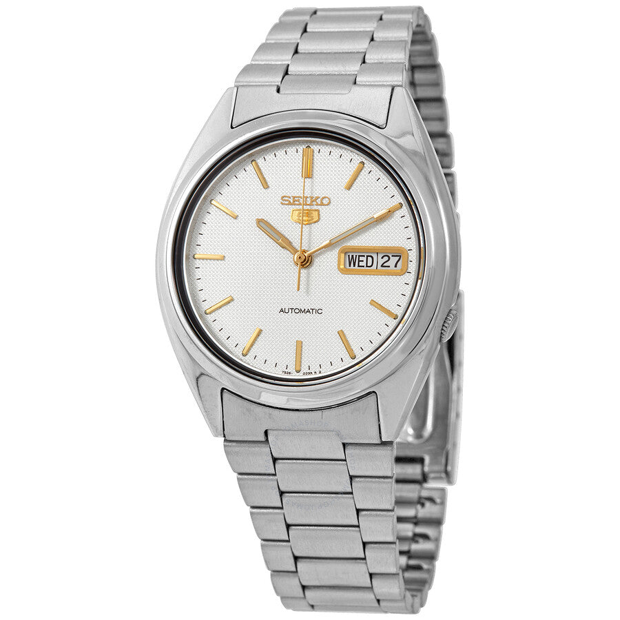 Seiko Automatic White Dial Men's Watch SNXG47K1 - Dawson Watches