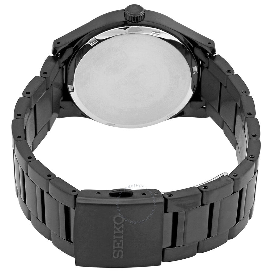 Seiko Big Date Quartz Black Dial Men's Watch SUR515P1 - Dawson Watches #3