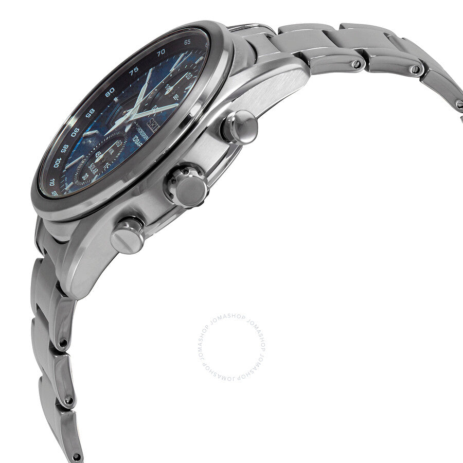Seiko Chronograph Blue Dial Solar-Powered Men's Watch SSC801P1 - Dawson Watches #2