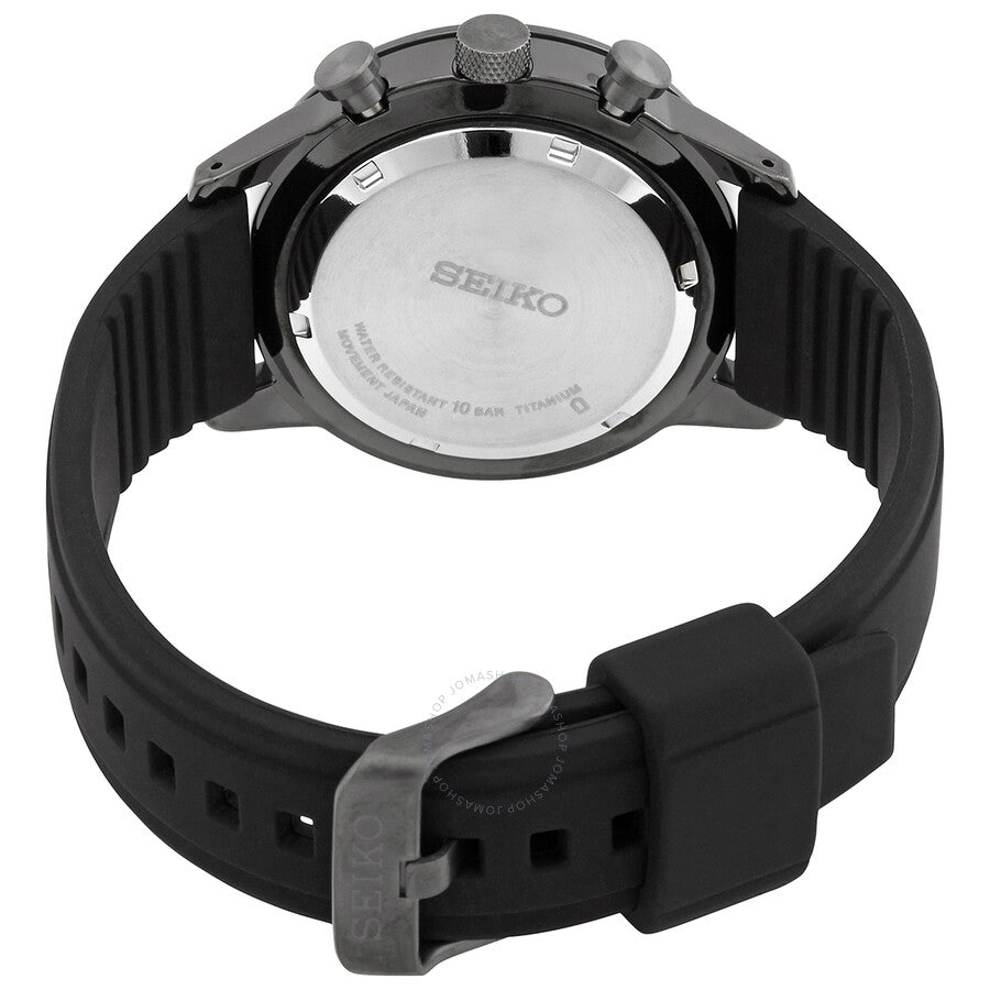 Seiko Essentials Chronograph Quartz Black Dial Men's Watch SSB393P1 - Dawson Watches #3